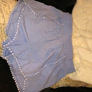 Blue boutique shorts
